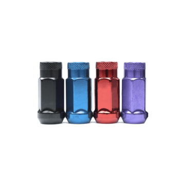 Muteki SR 48 wheel nuts Black (open end) M12x1.5 (conical) | MU-32906B | A4H-TECH.COM