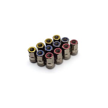 Muteki SR 35 wheel nuts black (Closed end) M12x1.5 (conical) | MU-32926BP | A4H-TECH.COM