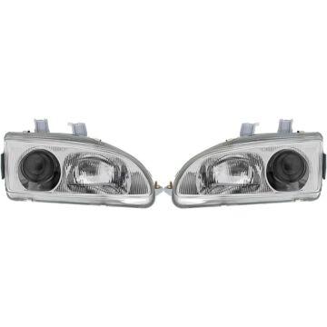 Denji Gen 1 hauptscheinwerfern Chrom (Civic 92-95 2/3drs) | HL-CV92J-C-GEN1 | A4H-TECH.COM