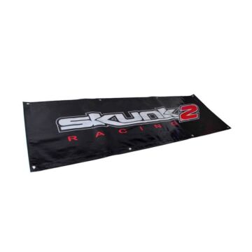 Skunk2 Racing werkplaats banner zwart/rood/grijs 150x50cm (universeel)