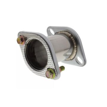 SRS 2-Montagelöcher auspuff adapter 10cm (universal)