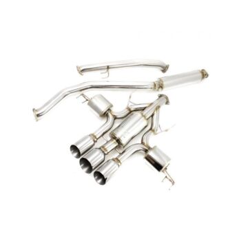 Greddy Supreme HG exhaust system triple tip stainless steel 76mm (Civic 2017+ Type R FK8) | GR-10158215 | A4H-TECH.COM