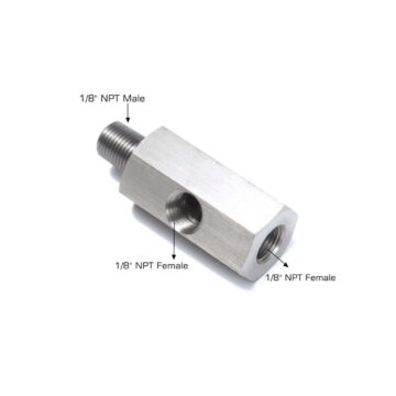 H-Gear sensor 90 graden adaptor 1/8 NPT (universeel) | HG-660446 A4H-TECH.COM