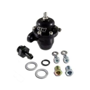 AEM adjustable fuel pressure regulator (D/B/H/F serie engines) | AEM-25-300BK | A4H-TECH.COM