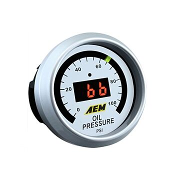 AEM digital oil pressure gauge 100 PSI (universal) | AEM-30-4401 | A4H-TECH.COM