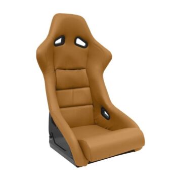 H-Gear schalensitz Type BS1 beige leder (universal) | AUS-SS-47LC | A4H-TECH / ALL4HONDA.COM
