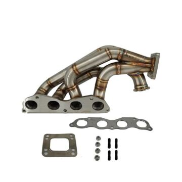 Bull Boost Performance T3/T4 turbo sidewinder uitlaatspruitstuk (Honda K-Serie motoren) | BB-01-720053572995 | A4H-TECH / ALL4HONDA.COM