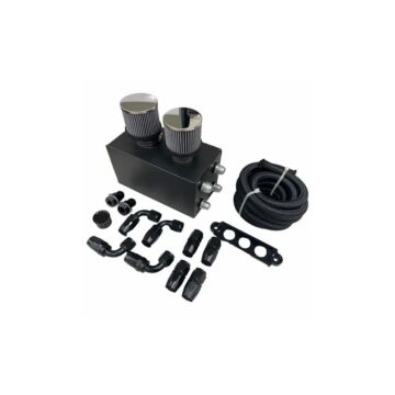 Bull Boost Performance Baffled ölauffangbehälter 4 AN10 satz schwarz (universal) | BB-01-720053571400 | A4H-TECH / ALL4HONDA.COM