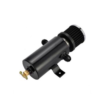 Bull Boost Performance Baffled ölauffangbehälter 2 AN10 ports schwarz (universal) | BB-01-793945583614 | A4H-TECH / ALL4HONDA.COM