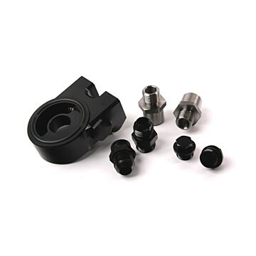 D1 Spec oliekoeler adaptor met Thermostaat 72 graden (universeel) | D1-A038-9
