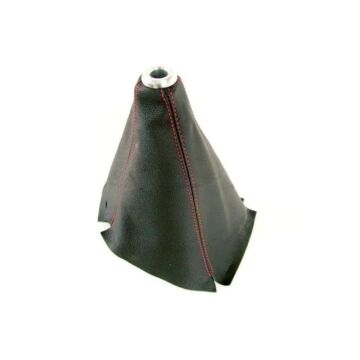 D1 spec Schaltsack / schaltmanschet leder mit rote nähten (universal) | D1-37228 | A4H-TECH / ALL4HONDA.COM