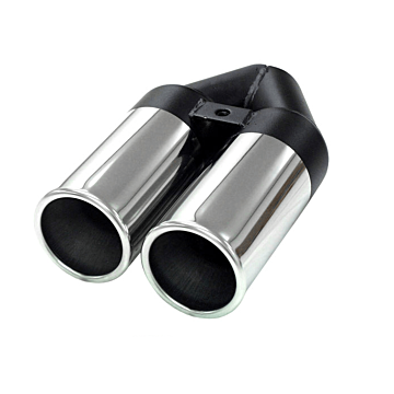 Simons Auspuff Verkleidung Twin Ronde 2.5'' (universal) | U176300 | A4H-TECH.COM