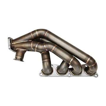 H-Gear RVS Race Ramhorn T3 turbo uitlaatspruitstuk 44-46mm (D-serie motoren) | HG-TM-T344-D | A4H-TECH / ALL4HONDA.COM