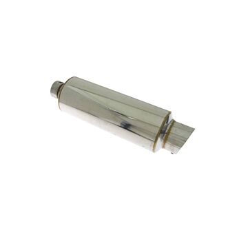 SRS G50-26 RVS Einddemper (universeel)  | SRS-G50-26 | A4H-TECH / ALL4HONDA.COM 