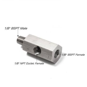 H-Gear sensor 90 graden adaptor 1/8 NPT (universeel) | HG-660446 A4H-TECH.COM