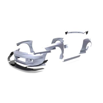 Chargespeed 4-teiliges D1-stil 20mm verbreiterte Kotflügel (Civic 92-95 2/3 drs) | CS-002813 | A4H-TECH.COM