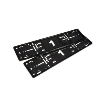 H-Gear Schwarz ABS kunststoff nummernschildhalter set (universal) | HG-AT-MONOB | A4H-TECH / ALL4HONDA.COM