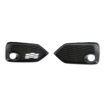 H-Gear ABS kunstoff nebelleucht covers schwarz geschlossen (Honda Civic 17-21 Type R Turbo FK8) | HG-HO103X133 | A4H-TECH / ALL4HONDA.COM