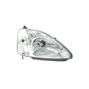 ABP Glasklar Hauptscheinwerfer rechts (Civic 01-03 3/5 drs) | HDJ3001R | A4H-TECH.COM