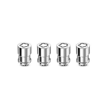 McGard slotmoeren set chroom (closed end)  M12x1.5mm (Conisch)