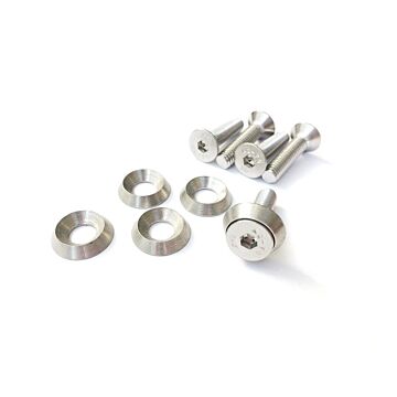 H-Gear Edelstahl washers und Edelstahl M6x25mm inbus Bolzen satz (universal) | HG-WK-SS-25 | A4H-TECH.COM