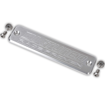 K-Tuned Aluminium Logo Plaat (Civic/CRX/Del sol/Integra) | KTD-CC-LP