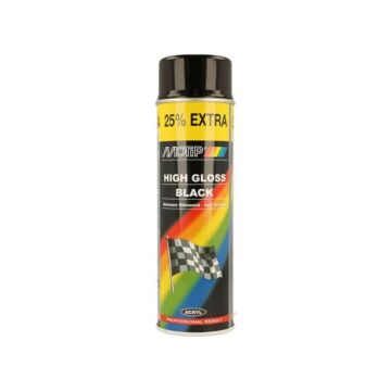 Motip Rallye Lack schwarz glänzend 500ml (universal) | MT-04005 | A4H-TECH / ALL4HONDA.COM