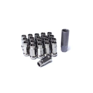 Muteki SR 48 Chrome titanium wheel nuts (open end) M12x1.5 (conical) | MU-32906T | A4H-TECH.COM
