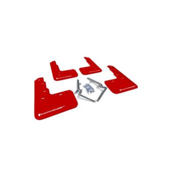 Rally Armor Spatlappen rood/wit logo (Honda Civic 17-21 2.0 Type R Turbo FK8) | RA-MF47-UR-RD/WH | A4H-TECH / ALL4HONDA.COM