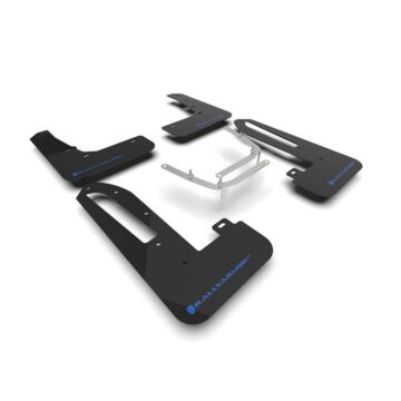 Rally Armor Spatlappen zwart/blauw logo (Honda Civic 2022+ 2.0 Type R FL5) | RA-MF97-UR-BLK-NB | A4H-TECH / ALL4HONDA.COM