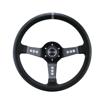 Sparco L777 Piuma (350mm) stuur leer zwart (Universeel) | SP-15L800PL | A4H-TECH.COM