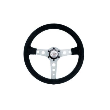 Simoni Racing (380MM) Defender stuur leer zwart (universeel)