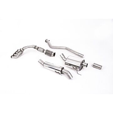 Milltek stainless steel 3'' / 76mm exhaust system + exhaust manifold 100 CELL high flow (Honda Civic 01-06 Type R EP3)
