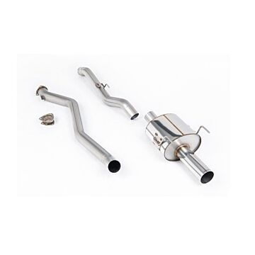 Milltek stainless steel 3'' / 76mm exhaust system single wall tip SS no-muffler (Honda Integra 01-06 Type R DC5/RSX)