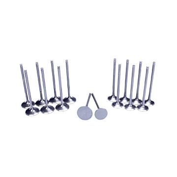 Supertech dish black nitrided intake / Inconel exhaust(turbo) valves std. siza (B-serie engines) | ST-HEVI-1000(8)/HIVN-1000(8) | A4H-TECH.COM 