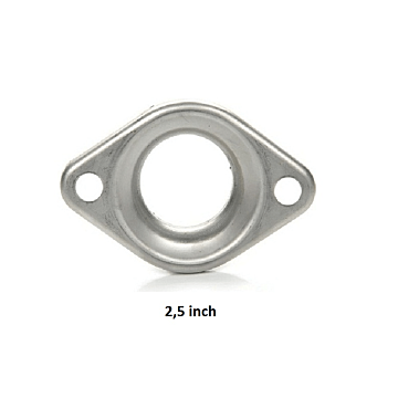 H-Gear Edelstahl donut flansch 2.5'' (universal) | T-4040004 | A4H-TECH.COM