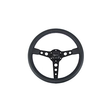 Vigor Monte Carlo (350MM) steering wheel leather 20mm deep colourful stitch (universal) | VG-67130 | A4H-TECH.COM