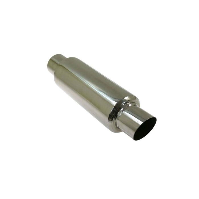 H-Gear RVS tuner einddemper 3'' / 76mm (Universeel) | HG-MF-JP-76 | A4H-TECH / ALL4HONDA.COM