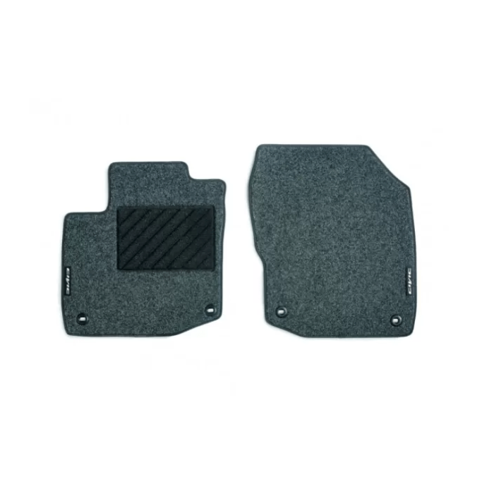 OEM Honda Floor mats set ''basic'' gray (Honda Civic 13-16 5 drs/tourer) | 08P14-TV0-610A | A4H-TECH / ALL4HONDA.COM