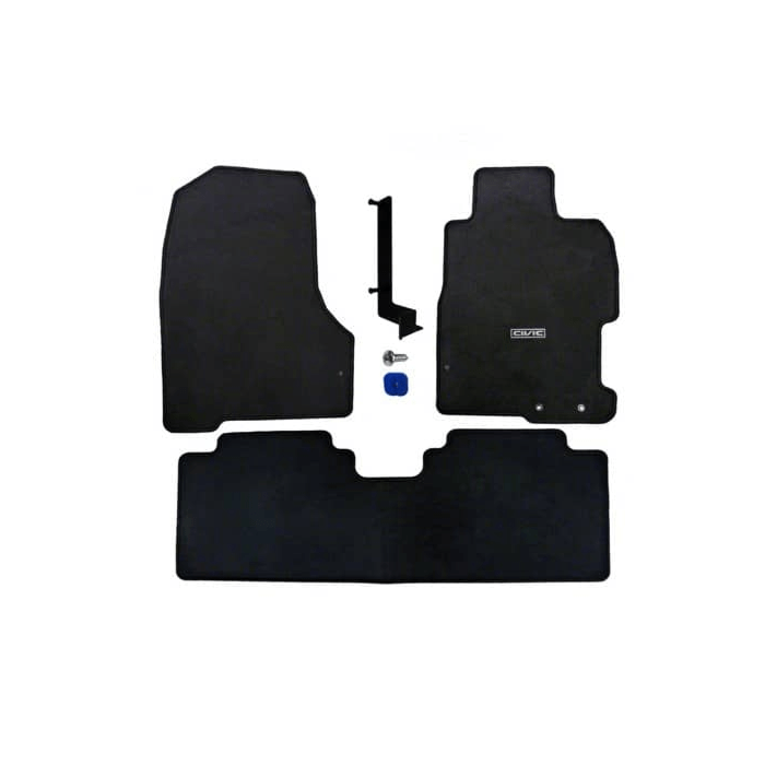 OEM Honda Floor mats set ''elegance'' (RHD) (Honda Civic 01-06 3drs) | 08P15-S5S-510 | A4H-TECH / ALL4HONDA.COM