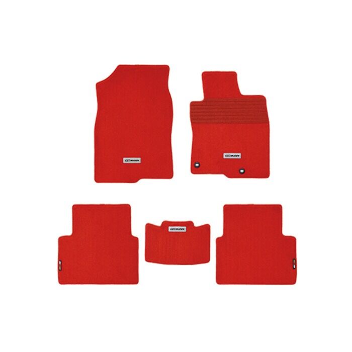 Mugen Juego de alfombras de suelo deportivas rojas (Honda Civic 17-21 2.0 Type R turbo FK8) | 08P15-XNCD-K1S0-RD | A4H-TECH