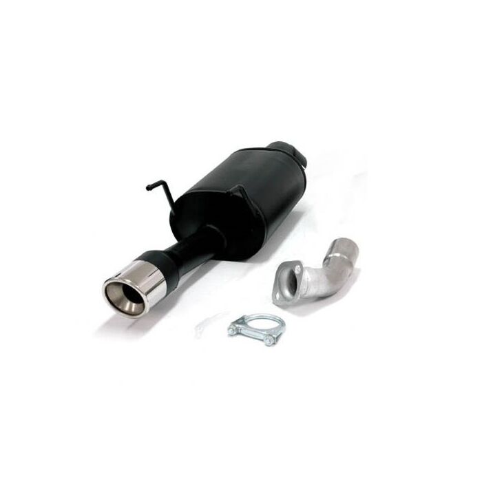 Simons stainless steel rear muffler OEM style 100mm (Civic 92-00 2/4 drs) | 0H3-B6 | A4H-TECH.COM