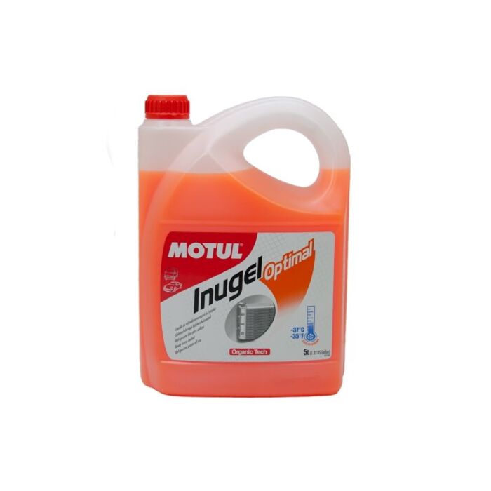 Motul Inugel Optimal -37 Orange 5L coolant (universal) | 102924 | A4H-TECH.COM