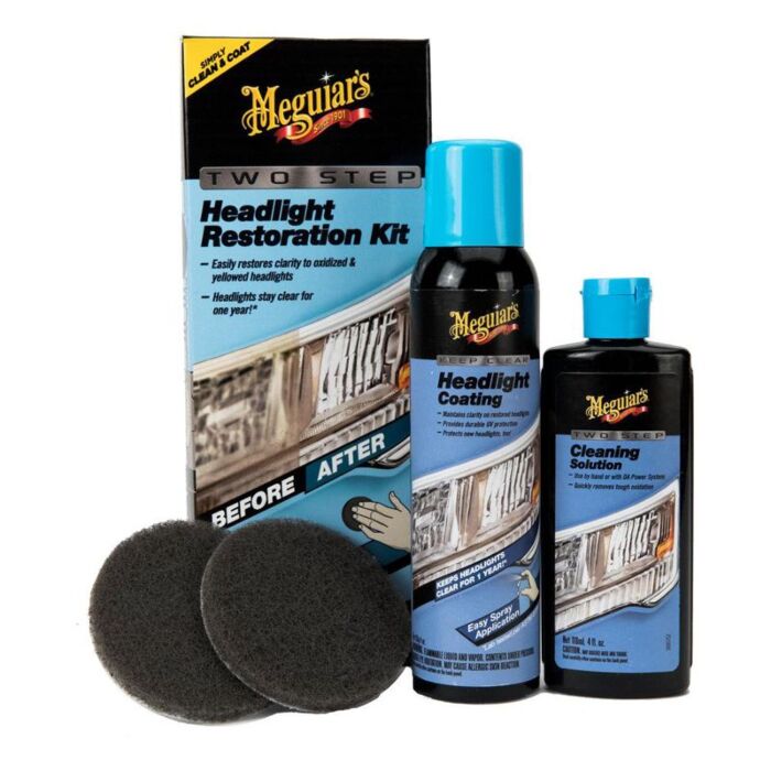 Meguiar's 2 step Headlight Restoration Kit (universal) | G2000 | A4H-TECH.COM