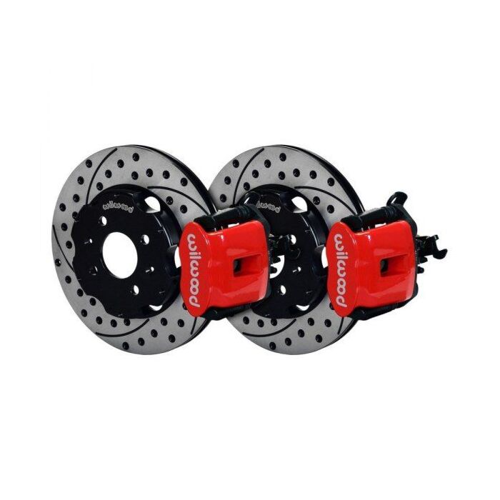 Wilwood Forged 276mm Big Brake Kit achterzijde rood (Civic/CRX/Del sol/Integra) | WW-140-10206-DR | A4H-TECH / ALL4HONDA.COM