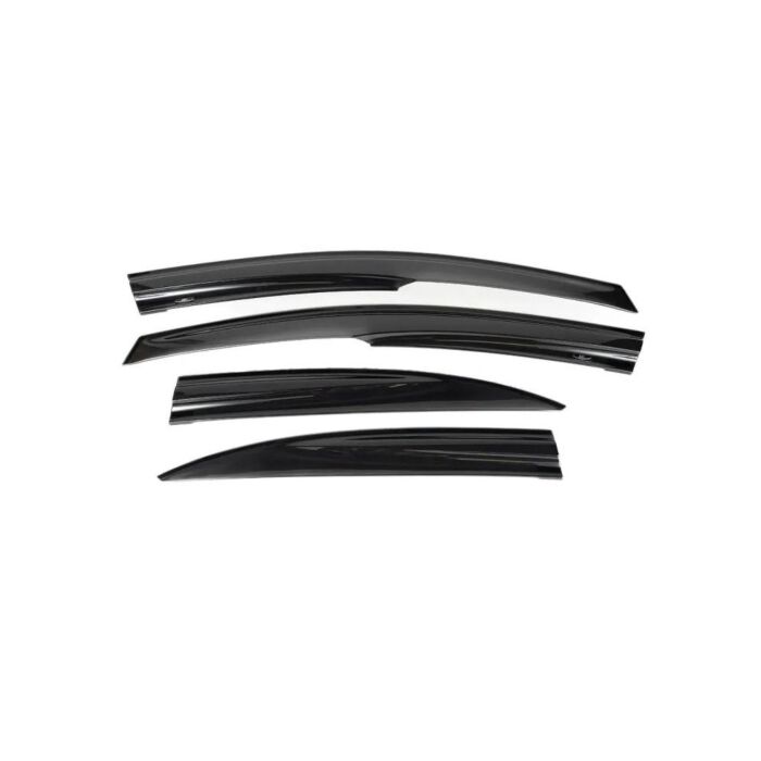 H-Gear Pro-Line door window visors Mugen style 4-piece (Honda Civic 05-12 4drs FD)