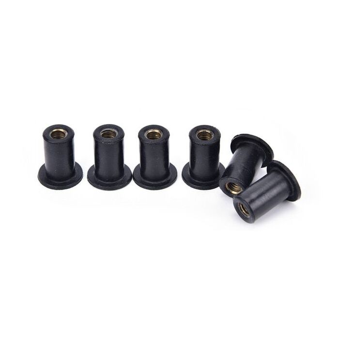 H-Gear Gummi M6 Blindnietmuttern 20-Teilig (Universal) | HG-DBR6-16 | A4H-TECH.COM