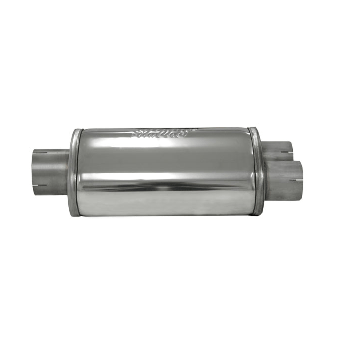 Simons RVS Demper Split ovaal 3 - 2.5'' (universeel) | U347663R | A4H-TECH.COM