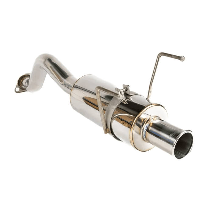 M2 Sport Spoon N1 stijl RVS einddemper (Civic 92-00 3drs/Del Sol) | M2-SPN-EGEK-RB