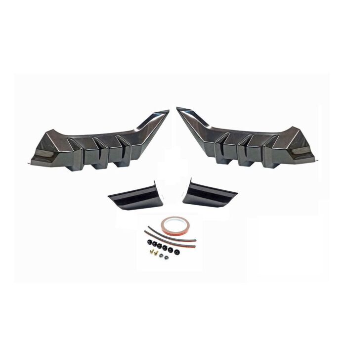 H-Gear Pro-Line ABS bumperlip mugen stijl achterzijde (Honda Civic 17-21 FK7)